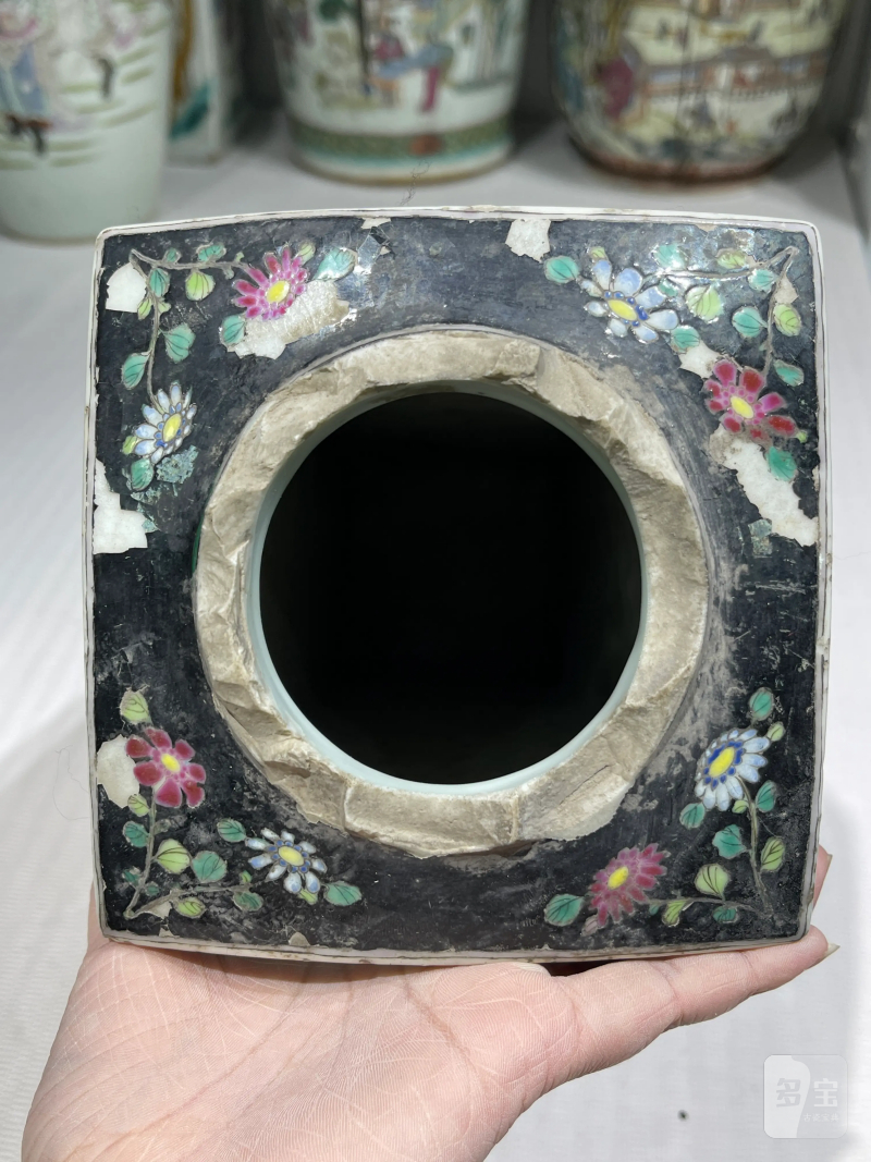 清代 粉彩花鸟纹瓶一组二十一件 - 图99